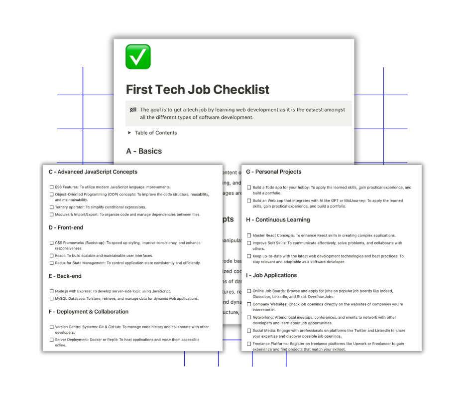 job checklist